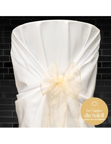 Location nœud organza – plusieurs coloris disponibles