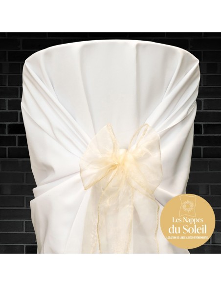 Location nœud organza – plusieurs coloris disponibles