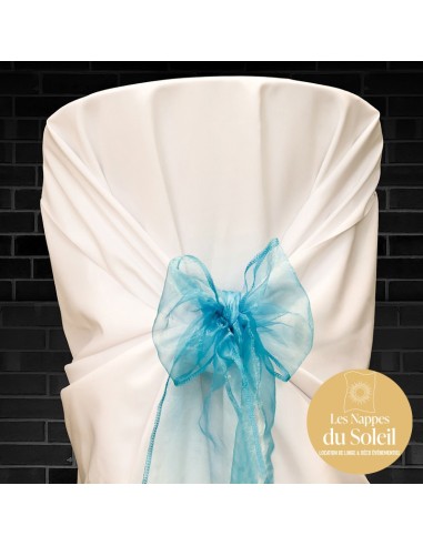 Location nœud organza – plusieurs coloris disponibles