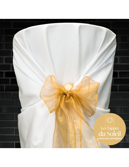 Location nœud organza – plusieurs coloris disponibles