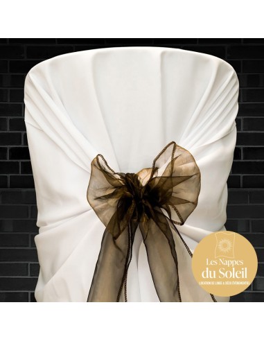 Location nœud organza – plusieurs coloris disponibles