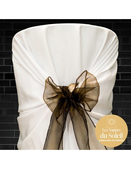 Location nœud organza – plusieurs coloris disponibles