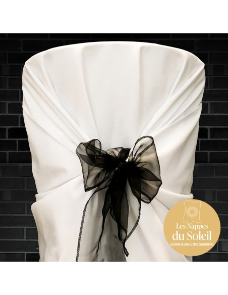 Location nœud organza – plusieurs coloris disponibles