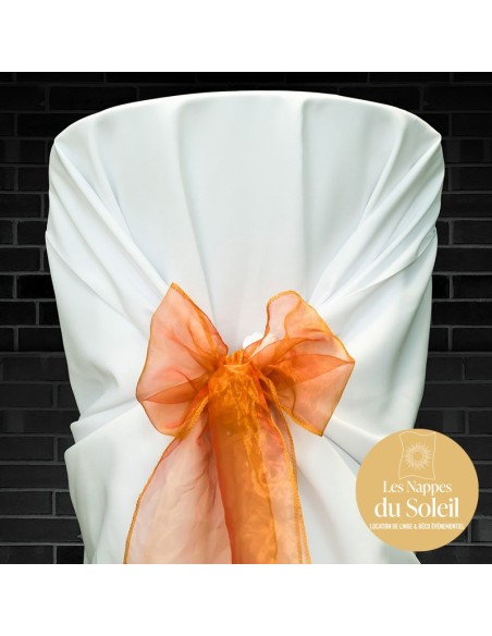 Location nœud organza – plusieurs coloris disponibles