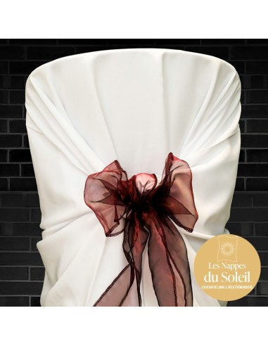 Location nœud organza – plusieurs coloris disponibles