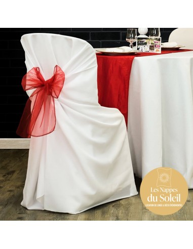 Location nœud organza – plusieurs coloris disponibles