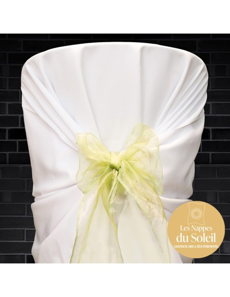 Location nœud organza – plusieurs coloris disponibles