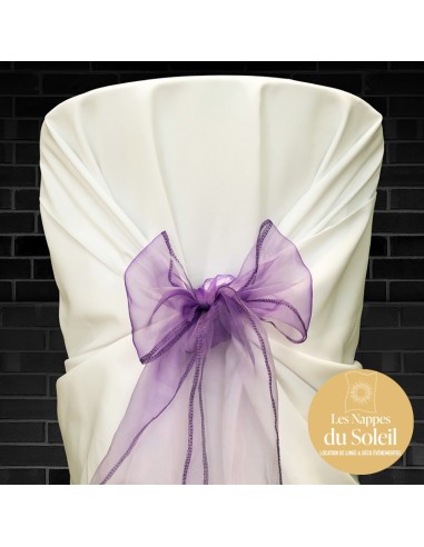 Location nœud organza – plusieurs coloris disponibles