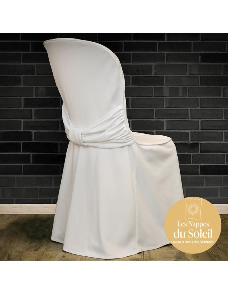Location housse de chaise Miami blanche – mariage et réception