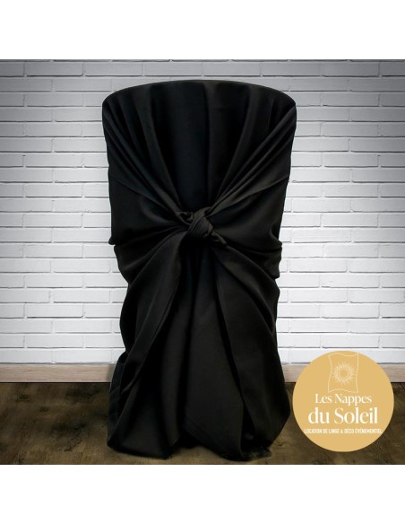 Location housses de chaises universelles – blanc ou noir