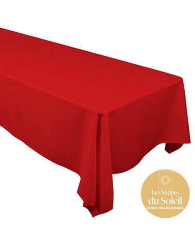 Location nappes rectangulaires – plusieurs tailles et coloris